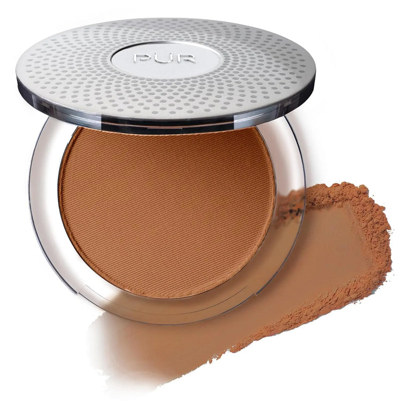 PÜR Beauty 4-in-1 Pressed Mineral Makeup SPF 15 Powder Foundation with Concealer & Finishing Powder- Medium to Full Coverage Foundation- Mineral-Based Powder- Cruelty-Free & Vegan Friendly Infinity Warehouse