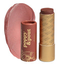 Poppy & Pout All Natural Lip Tint, Cardboard Tube, Hand-Filled, Beeswax, Vitamin E, Coconut Oil, Cruelty Free, All-Natural Shades (Roxie) Infinity Warehouse