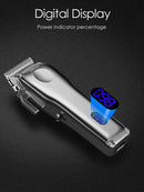 EKUZI Hair Clippers Cordless Hair Trimmer for Men Professional Haircut & Barbers Grooming Kit with 8 Attachment Combs EKUZI