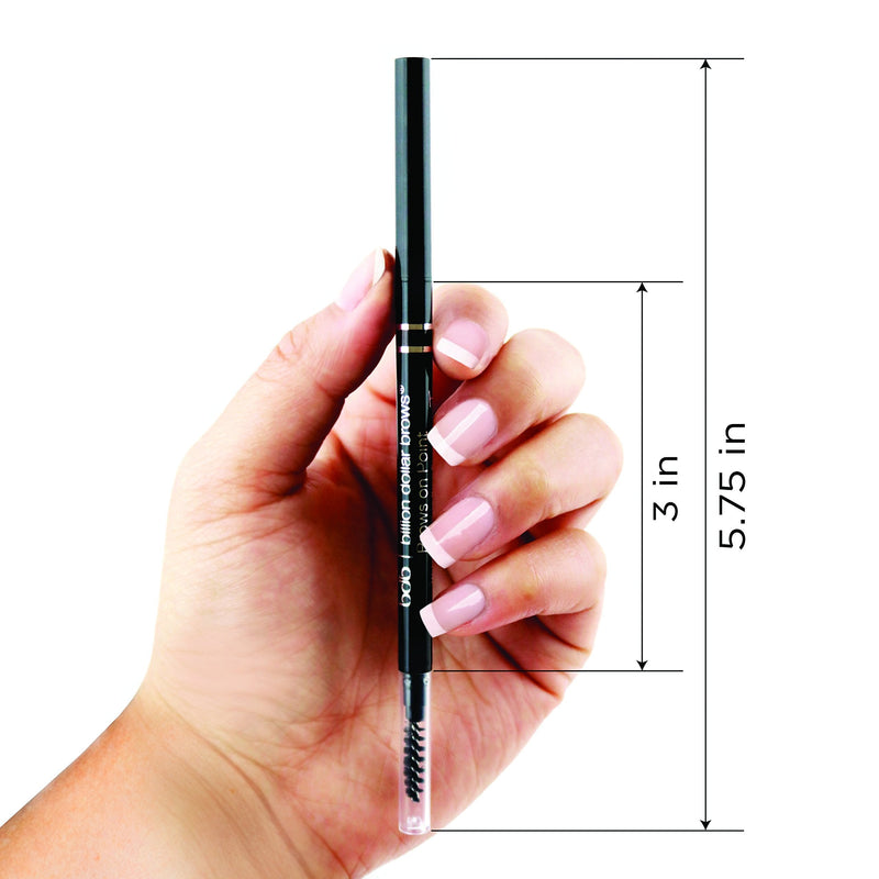 Billion Dollar Brows On Point Waterproof Micro Eyebrow Pencil - Blonde, Super-fine and Self-sharpening Tip for Natural, Blendable Lines billion dollar brows