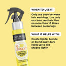 John Frieda Go Blonder Hair Lightening Spray, Controlled Hair Lightener to Gradually Lighten Hair, with Citrus and Chamomile BlondMend Technology, Stocking Stuffer, 3.5 Ounce(2 Pack) John Frieda