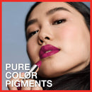 Maybelline Color Sensational Lipstick, Lip Makeup, Matte Finish, Hydrating Lipstick, Nude, Pink, Red, Plum Lip Color, Peach Buff, 0.15 oz; (Packaging May Vary) Maybelline New York