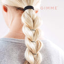 GIMME Bands Elastic Stacks, Peel Apart Plastic Bands, No Hair Tearing or Ripping, Non-Slip Elastic Hair Ties, Great for Purse or Travel, 320PC (Brown) GIMME