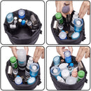 Barrel Makeup Bag Travel Drawstring Cosmetic Bag Toiletry Organizer Waterproof for Women and Girls (Small, Black) Narwey Store