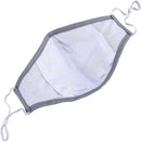 Leovard Luxury Cloth Face Mask for Men & Women with Valve and PM 2.5 Filter (Gray) Leovard Store