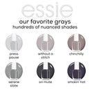 essie Nail Polish, Glossy Shine Finish, Chinchilly, 0.46 Ounces (Packaging May Vary) Granite Gray essie