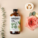 Argan Oil Organic, Virgin, 100% Pure, Cold Pressed Argon Oil Serum For Hair Stimulate Growth for Dry and Damaged Hair. Argan Oil for Skin Body Moisturizer. Nails Protector 4 oz Premium Nature