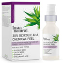 Glycolic Acid 30% AHA Chemical Peel - Blackhead, Dark Spot & Scar Removal & Treatment for Face - AHA Peeling Solution, Professional at Home Facial Exfoliant - Lactic Acid & Vitamin C - 1 oz InstaNatural
