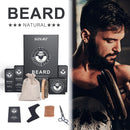 Beard Growth Kit For Men, Unique Beard Care with 100% Natural Beard Oil, Beard Balm, Beard Shampoo Wash Beard Brush& Wood Beard Comb, Beard Scissors, Best Beard Gift For Dad Husband Boyfriend SZILBZ
