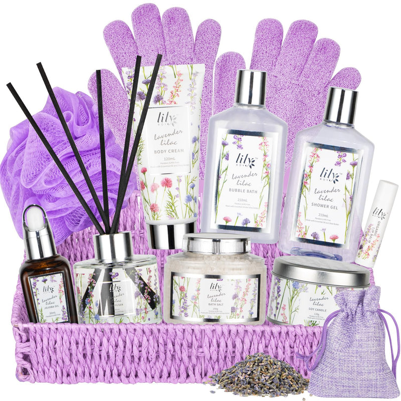 19 Pcs Rose Gifts Spa Gift Set Bath and Body Gifts Basket Set For Women Bath Spa Gift Baskets Set for Women Mom Mothers Day Christmas Birthday Valentines Gifts Spa Kit for Women Mom Gift