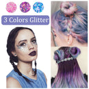 Hair Chalks for Girls, 6 Bright Temporary Washable Hair Color Combs with 3 Glitter, Hair Chalk Dyeing for Birthday Cosplay Halloween Party, Non-Toxic, Safe for Kids & Teens Byhoo