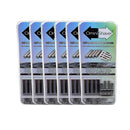 6 Pack Premium Omnishaver Replacement Cartridge Refill Kit with One Blade Removal Tool - An Alternative to Disposable, Self Cleans & Strops During Use - Durable Smooth & Comfortable 24 Blades OmniShaver Store