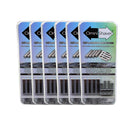 6 Pack Premium Omnishaver Replacement Cartridge Refill Kit with One Blade Removal Tool - An Alternative to Disposable, Self Cleans & Strops During Use - Durable Smooth & Comfortable 24 Cartridges OmniShaver