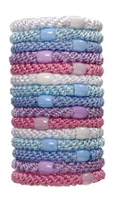L. Erickson Grab & Go Ponytail Holders, Pastel, Set of Fifteen - Exceptionally Secure with Gentle Hold L. Erickson