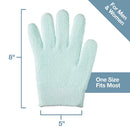 ZenToes Moisturizing Gloves with Gel Lining - Dry Hands Treatment - 1 Pair Hydrating Cracked Hand Healing Gloves - Repair Rough, Chapped Skin Overnight (Fuzzy Mint Green) ZenToes Store
