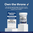 Physician's Choice Probiotics for Men - 70 Billion CFU - 8 Strains - w/Selenium & Organic Prebiotics - Supports Digestive Health, Microbiome, Colon, & Immune Health - Advanced Men's Probiotic - 30ct Infinity Warehouse