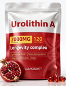 Urolithin A Supplement with Liposomal NAD+, Trans-Resveratrol, Ubiquinol, TMG, PQQ, 6-in-1 Formula for Cellular Energy & Mitochondrial Support, 120 Softgels Infinity Warehouse