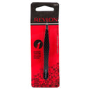 REVLON Expert Slant Tip Tweezer, Stainless Steel Hair Removal Makeup Tool REVLON