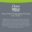 Dove Men+Care Bar 3 in 1 Cleanser for Body, Face, and Shaving to Clean and Hydrate Skin Extra Fresh Body and Facial Cleanser More Moisturizing Than Bar Soap 3.75 oz 14 Bars DOVE MEN + CARE