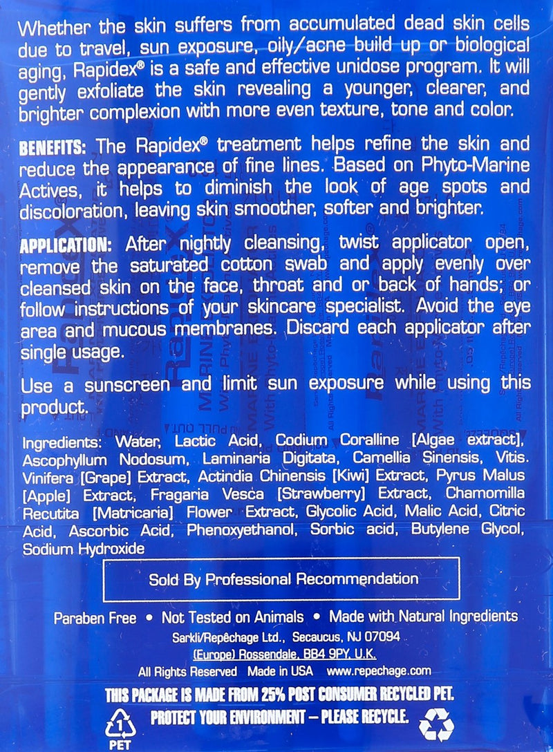 Repechage Rapidex Marine Exfoliator - Natural Facial Exfoliating Scrub with Glycolic & Alpha Hydroxy Acids - Deep Pore Cleansing Gentle Face Exfoliator for Anti-Aging Repechage
