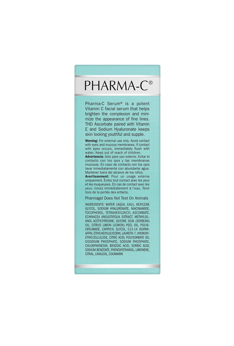 Pharmagel Pharma-C Vitamin Serum | Age Defying Facial Serum | Anti-Wrinkle Face Serum & Anti-Aging Serum | Age Spot Remover for Face - 1 oz Pharmagel