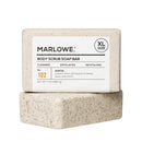 MARLOWE. No. 102 Body Scrub Soap 7 oz, Santal, Exfoliating Soap Bar with Shea Butter, Olive Oil & Green Tea Extracts, Cleanses, Smooths & Revitalizes Skin, Warm Amber, Spice & Citron Scent Infinity Warehouse