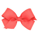 Wee Ones Girl's Mini Grosgrain Hair Bow on No Slip Clip - Watermelon Wee Ones