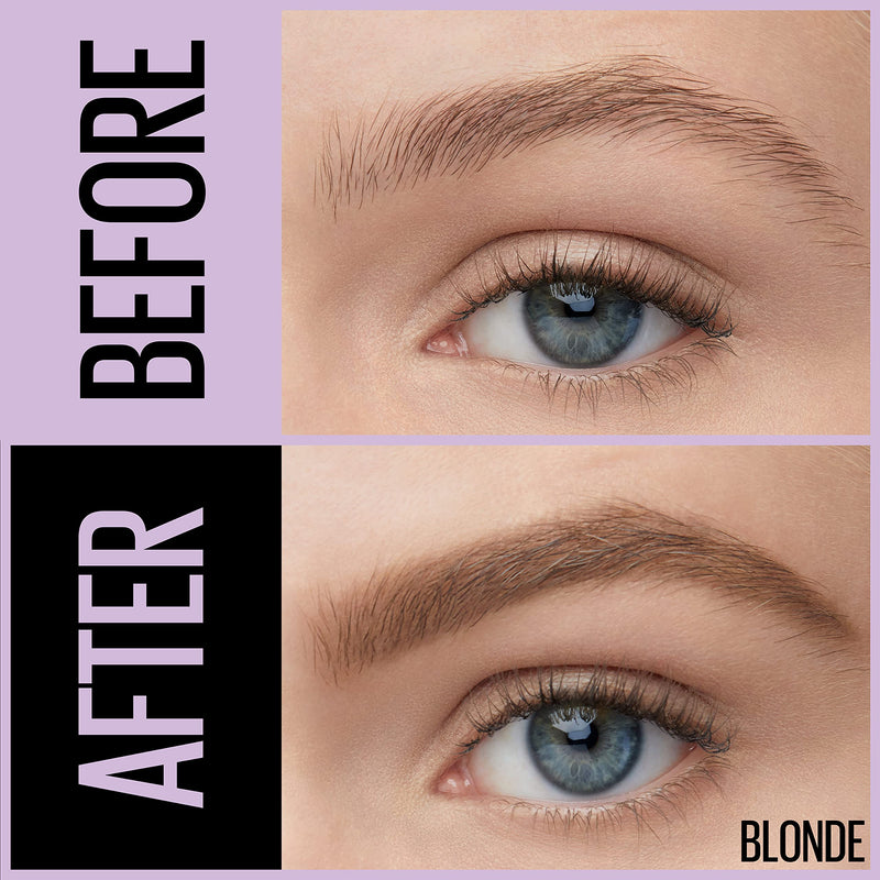 Maybelline Express Brow 2-In-1 Pencil and Powder Eyebrow Makeup, Blonde, 1 Count Maybelline New York