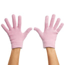 ZenToes Moisturizing Gel Sleeping Gloves Dry Hands Treatment - 1 Pair Unscented Hydrating Cracked Hand Healing Gloves - Repair Rough, Chapped Skin Overnight (Cotton Pink) ZenToes Store