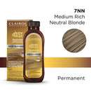 Clairol Professional Permanent Liquicolor for Blonde Hair Color, 7nn Med Neutral Blonde, 2 oz Clairol Professional