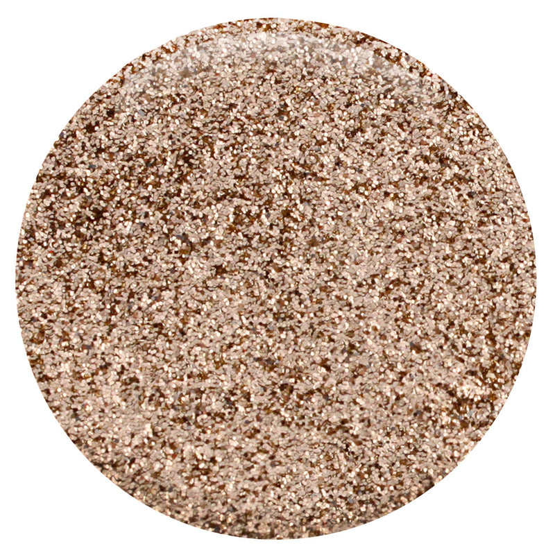 GLITTIES - Sparkling Champagne - Cosmetic Grade Extra Fine (.006") Loose Glitter Powder Safe for Skin! Perfect for Makeup, Body Tattoos, Face, Hair, Lips, Soap, Lotion, Nail Art - (30 Gram Jar) Glitties