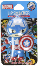 Lip Smacker Marvel Super Hero Captain America Lip Balm, Red, White and Blue-berry Lip Smacker