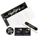 TOUGH GIRLS | Nail Polish Strips | 20 Stylish Strips | Brighter, Thicker, Tougher | Includes Cuticle Stick, Nail File, & Nail Wipes (White) TOUGH GIRLS