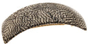 France Luxe Rectangle Volume Barrette - Opera Silver France Luxe