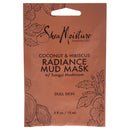 Shea Moisture Coconut & Hibiscus Radiance Mud Mask for Unisex, 0.5 Ounce SHEA MOISTURE