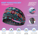 Headbands for Women, Bohemian Style Yoga Elastic Headwraps Head Wrap Hair Band 8 Pack (Style 1) ZUOSIVNAT