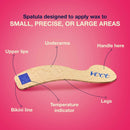 Veet Sugar Wax Hair Remover - Contains 12 Fabric Strips & 1 Spatula with a Temperature Indicator (Pack of 3) Veet