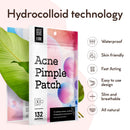 Acne Pimple Master Patch 132 dots - Absorbing Hydrocolloid Blemish Spot Skin Treatment and Care Dressing LE GUSHE