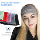 Headbands for Women, Boho Style Yoga Elastic Wide Hair Band 8 Pack (Style-1 (8-Pack)) ZUOSIVNAT
