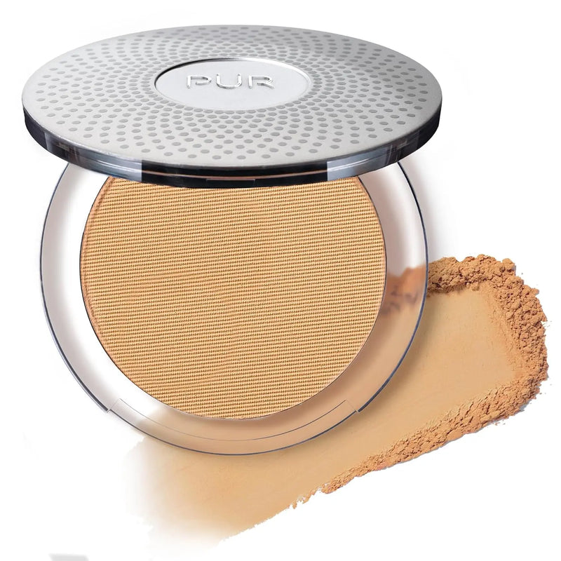 PÜR Beauty 4-in-1 Pressed Mineral Makeup SPF 15 Powder Foundation with Concealer & Finishing Powder- Medium to Full Coverage Foundation- Mineral-Based Powder- Cruelty-Free & Vegan Friendly Infinity Warehouse