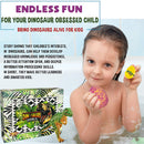 Bath Bombs for Kids with Toys Inside - Set of 12 Colorful Egg Bath Fizzies with Dinosaur Surprise. Gentle and Kids Safe Spa Bath Fizz Balls Kit. Birthday or Easter Gift for Girls and Boys Mineral Me California