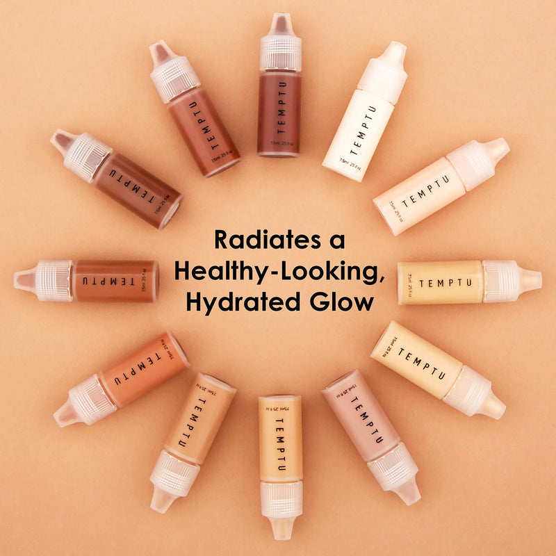 TEMPTU S/B Foundation 12 Piece Starter Set, ¼ oz Bottles, Water-Resistant, Blendable - Professional, Natural Makeup Kit for Airbrush, Sponge Application - Premium, Long-Lasting Airbrush Cosmetics Temptu