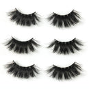 25mm Lashes Mink Lashes 3 pairs same Styles Dramatic Real Mink False Eyelashes BEFACL (BX-57) BEFACL
