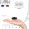 Camila Paris CP3027 French Hair Clip for Women, 1.5 inch Set of 2 Black Girls Hair Claw Clips Jaw Fashion Durable Styling Hair Accessories for Women, Strong Hold No Slip Grip, Made in France Camila