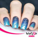Whats Up Nails - B002 Water Marble to Perfection Stamping Plate for Nail Art Design Whats Up Nails