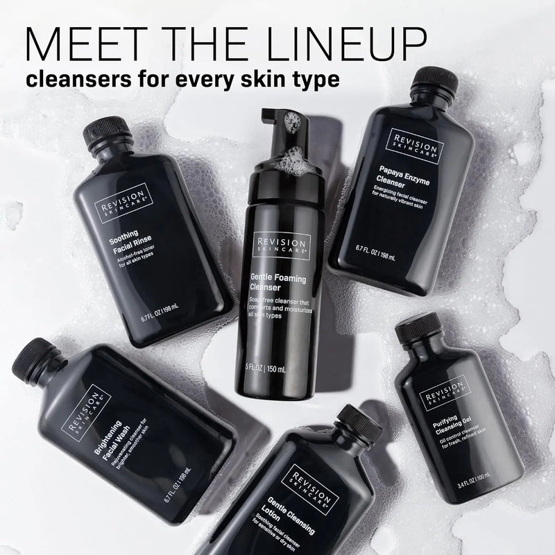 Revision Skincare Papaya Enzyme Cleanser, Energizing Facial Cleanser with Salicylic Acid, Soothing and Exfoliating Infinity Warehouse