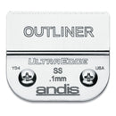 Andis 64160 UltraEdge Carbon-Infused Steel Detachable Outliner Blade.1mm Cut Length Andis