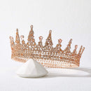 SWEETV Jeweled Queen Crown for Women, Full Round Baroque Tiaras and Crowns, Crystal Costume Party Headpieces for Wedding Birthday Halloween Prom,Pink SWEETV Store