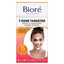 Bioré Blackhead eliminating targeted pore strips, t-zone - 5 nose + 5 face + 5 chin Bioré Store