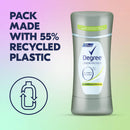 DEGREE 0, Aluminum Free and Revitalizing Botanicals Deodorant, 48H Odor Protection for Women, 2.6 Ounce - Pack of 4 DEGREE